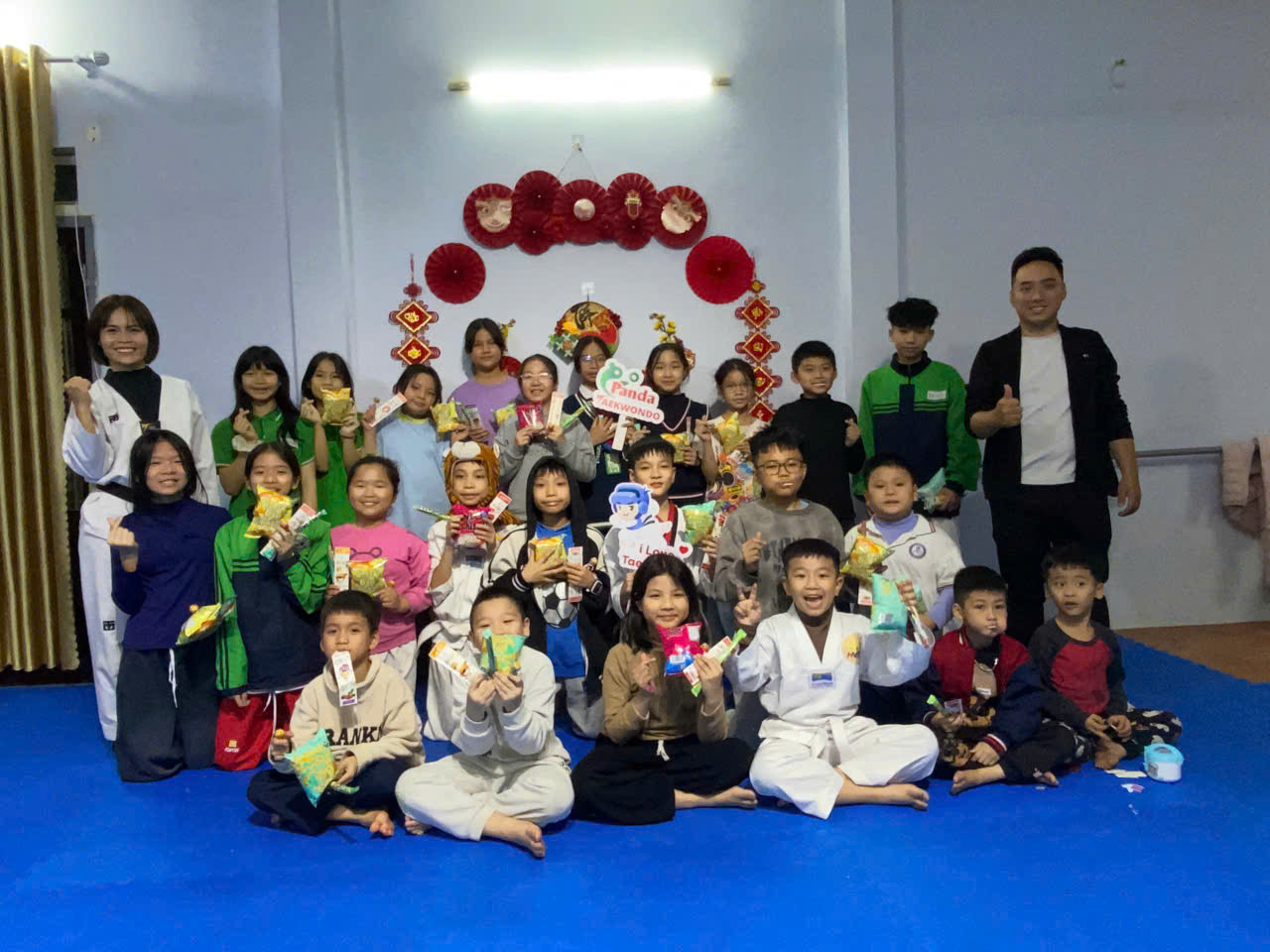 Một Buổi Tập Vui Vẻ của Lớp Panda Taekwondo